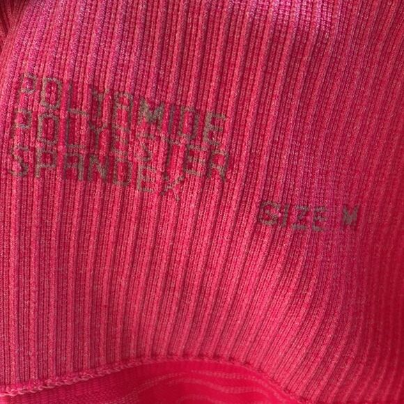 Fasmavie Hot Pink Scrunch Butt Legging HighWaist Seamless Soft Compression Tight - Picture 5 of 5